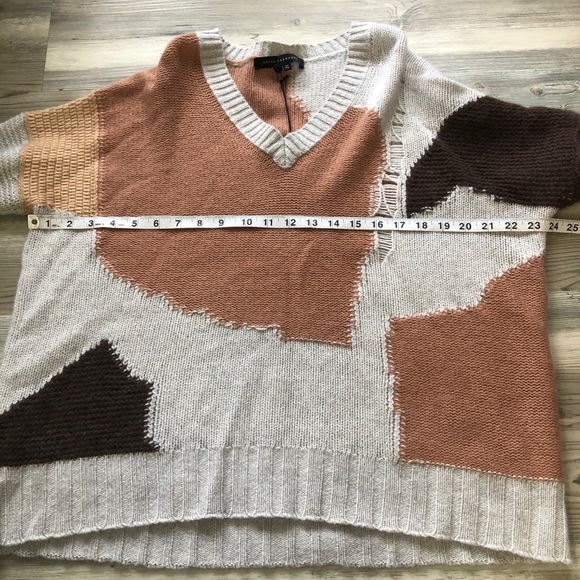 Skull Cashmere Imara Colorblock Knit Wool Sweater - Picture 7 of 8